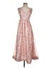 En Saison 100% Polyester Floral Pink Cocktail Dress Size XS - photo 1