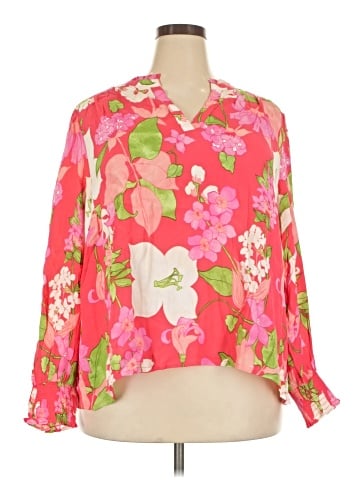 Lands' End 3/4 Sleeve Blouse (view 1)