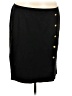 Talbots Solid Black Casual Skirt Size 22 Petite - photo 1