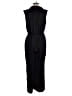 Dress Forum 100% Polyester Solid Black Jumpsuit Size M - photo 2