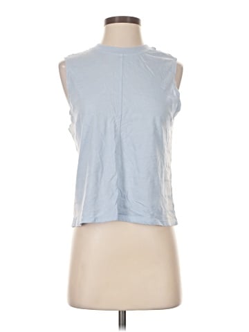 Aqua Sleeveless T-Shirt (view 1)