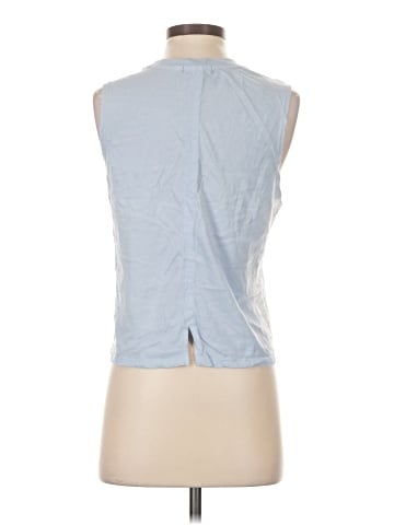 Aqua Sleeveless T-Shirt (view 2)