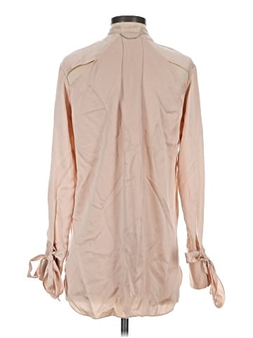 Rag & Bone Long Sleeve Silk Top (view 2)