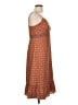 Ann Taylor LOFT 100% Polyester Hearts Orange Casual Dress Size 10 Petite - photo 4