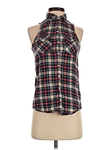 Mudd Sleeveless Button-Down Shirt (view 1)