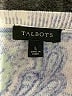 Talbots Blue 3/4 Sleeve Blouse Size L - photo 7