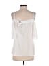 Bisou Bisou 100% Polyester Ivory White Sleeveless Blouse Size S - photo 2