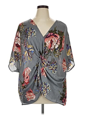 Umgee 3/4 Sleeve Blouse (view 1)
