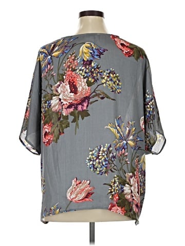 Umgee 3/4 Sleeve Blouse (view 2)