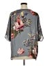 Umgee 100% Polyester Gray 3/4 Sleeve Blouse Size XL - photo 2