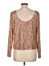 Halogen Gold Long Sleeve Blouse Size L - photo 2
