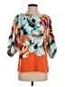 Chico's Orange 3/4 Sleeve Blouse Size S - photo 1