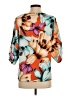 Chico's Orange 3/4 Sleeve Blouse Size S - photo 2