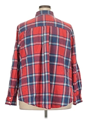 St. John's Bay Long Sleeve Button-Down Shirt (view 2)
