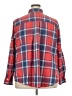 St. John's Bay 100% Cotton Plaid Red Long Sleeve Button-Down Shirt Size 4X - photo 2