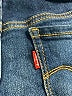 Levi's Solid Blue Jeans Size M (estimated, youth) - photo 3
