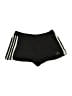 Adidas 100% Polyester Stripes Black Athletic Shorts Size M - photo 1