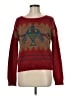 Ecote Print Red Pullover Sweater Size M - photo 1