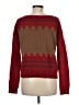 Ecote Print Red Pullover Sweater Size M - photo 2