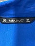 Zara Basic Blue Long Sleeve Blouse Size L - photo 7