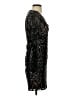 Express 100% Polyester Stars Black Cocktail Dress Size S - photo 4