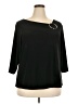 Venezia Black 3/4 Sleeve Top Size 22 - 24 Plus - photo 1