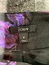 J.Crew 100% Polyester Print Purple Casual Skirt Size 8 - photo 4