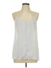 Staccato 100% Polyester Silver Sleeveless Blouse Size L - photo 1