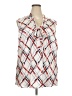 Kasper 100% Polyester Ivory Sleeveless Blouse Size 3X - photo 1