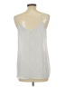 Staccato 100% Polyester Silver Sleeveless Blouse Size L - photo 2
