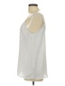 Staccato 100% Polyester Silver Sleeveless Blouse Size L - photo 5