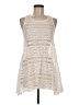 West Loop 100% Polyester Ivory Casual Dress Size M - photo 1