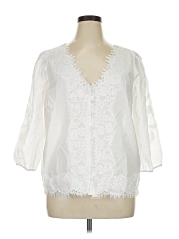 Talbots 3/4 Sleeve Blouse (view 1)