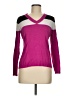 DressBarn Color Block Pink Pullover Sweater Size M - photo 1