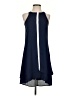Monteau 100% Polyester Color Block Blue Casual Dress Size XS - photo 1