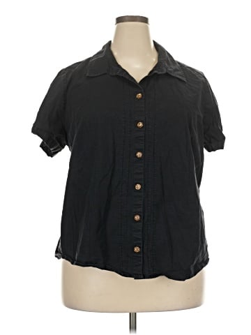 St. John's Bay Short Sleeve Button-Down Shirt (view 1)
