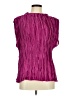 MNG 100% Polyester Purple Sleeveless Blouse Size 8 - photo 1