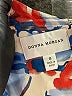 Donna Morgan 100% Polyester Print Blue Cocktail Dress Size 8 - photo 7