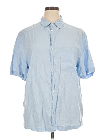 H&M Short Sleeve Button-Down Shirt (view 1)