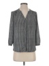 NYDJ 100% Polyester Gray 3/4 Sleeve Blouse Size XXS - photo 1