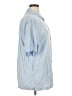 H&M Blue Short Sleeve Button-Down Shirt Size XL - photo 4