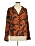 Future Collective 100% Polyester Orange Long Sleeve Blouse Size M - photo 1