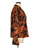 Future Collective 100% Polyester Orange Long Sleeve Blouse Size M - photo 4