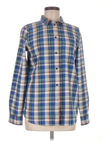 Madewell Slim Boyshirt in Tulsa Plaid (view 1)