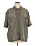 Original Use Houndstooth Black 3/4 Sleeve Button-Down Shirt Size XL - photo 1
