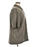 Original Use Houndstooth Black 3/4 Sleeve Button-Down Shirt Size XL - photo 4