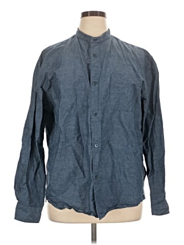 Uniqlo Long Sleeve Button-Down Shirt (view 1)
