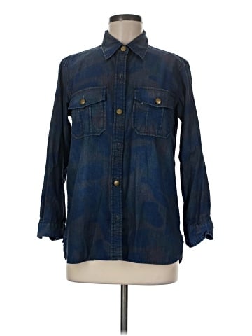 Current/Elliott 3/4 Sleeve Button-Down Shirt (view 1)