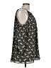 Max Studio 100% Polyester Black Sleeveless Blouse Size L - photo 4