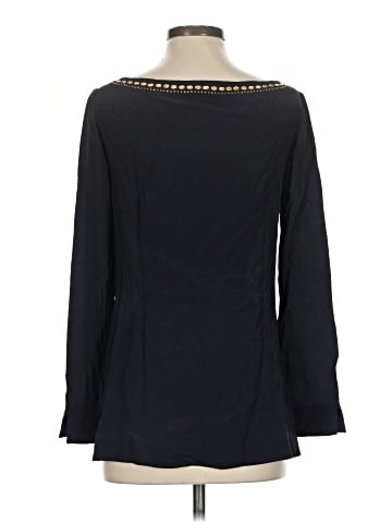 Tory Burch Long Sleeve Silk Top (view 2)